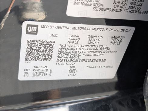 Used 2021 GMC Sierra 1500 Elevation AWD/4WD image 37