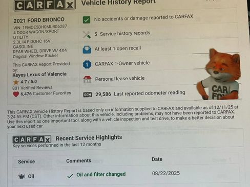 Used 2021 Ford Bronco 4-Door image 20