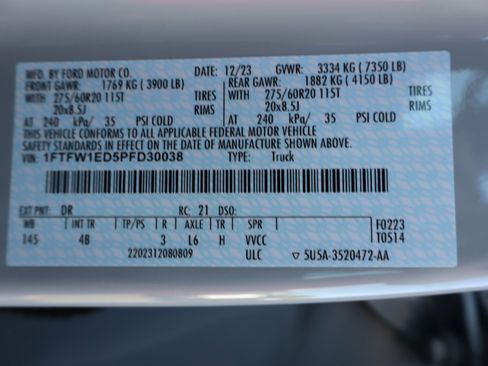 Used 2023 Ford F150 XLT w/ Equipment Group 302A High image 44