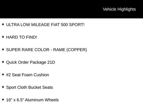 Used 2013 FIAT 500 Sport image 5