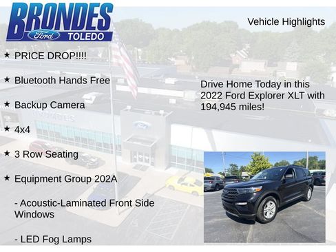 Used 2022 Ford Explorer XLT w/ Equipment Group 202A AWD/4WD image 5