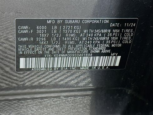 Used 2025 Subaru Ascent Premium image 12