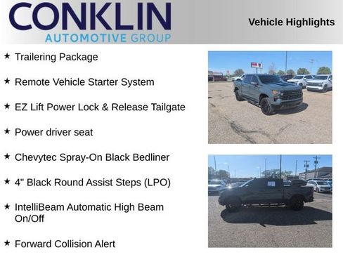 Used 2025 Chevrolet Silverado 1500 Custom Trail Boss w/ Turbomax Blackout Package image 2