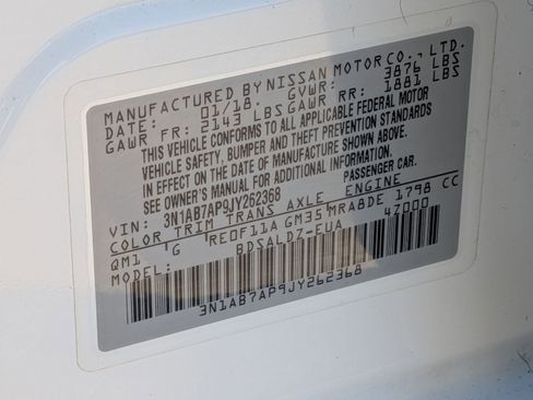 Used 2018 Nissan Sentra SV w/ Protection Package image 29