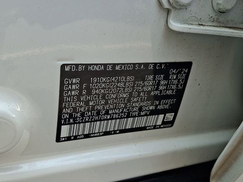 Certified 2024 Honda HR-V EX-L image 20
