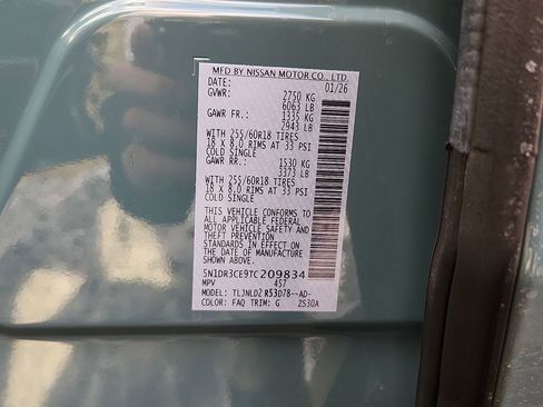 New 2026 Nissan Pathfinder SL image 11