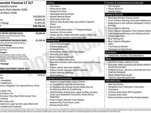 New 2026 Chevrolet Traverse LT w/ Midnight/Sport Edition image 10