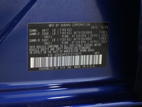 Certified 2026 Subaru Crosstrek 2.5i Sport w/ Crosstrek Mirror Package AWD/4WD image 27