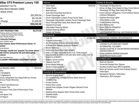 New 2025 Cadillac XT5 Premium Luxury w/ Technology Package image 28