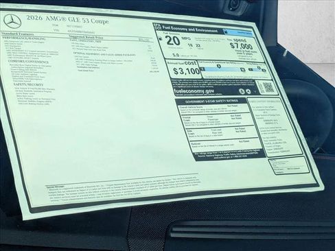 New 2026 Mercedes-Benz GLE 53 AMG 4MATIC Coupe image 16