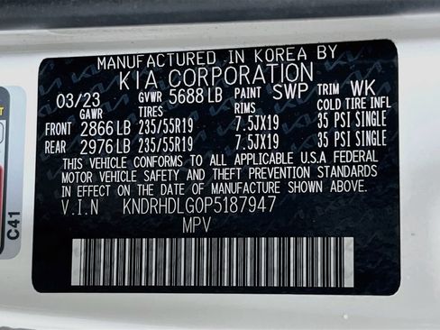 Certified 2023 Kia Sorento EX AWD/4WD image 13