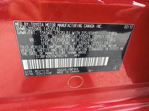 Used 2012 Toyota RAV4 Base 4x4 4dr SUV w/ Value Pkg image 24