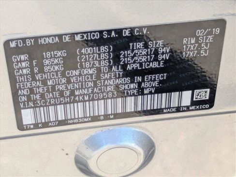 Used 2019 Honda HR-V EX-L image 23