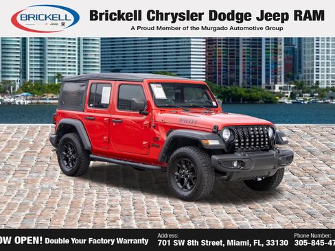 Used 2022 Jeep Wrangler Unlimited Sport AWD/4WD image 3