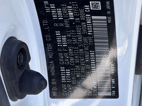 Certified 2019 Honda Civic Touring image 34