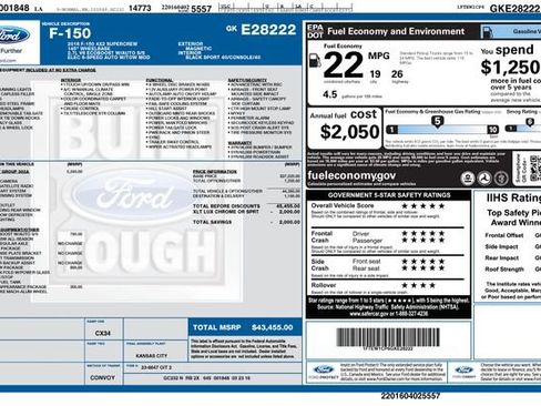Used 2016 Ford F150 XLT w/ Equipment Group 302A Luxury RWD image 41