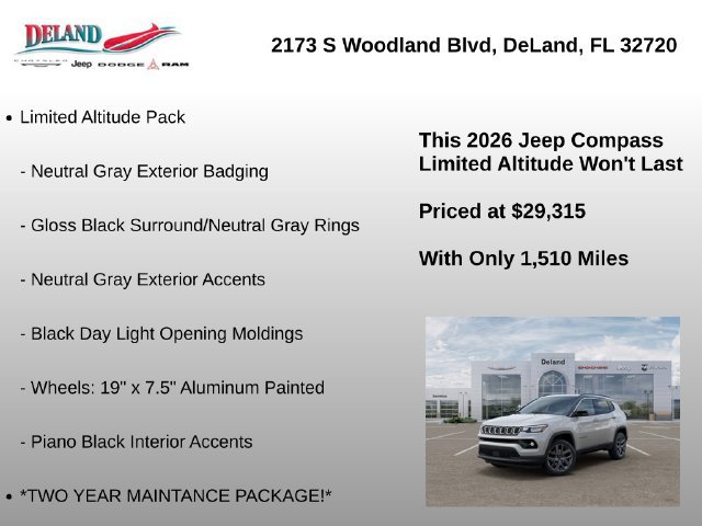 New 2026 Jeep Compass Limited AWD/4WD image 15