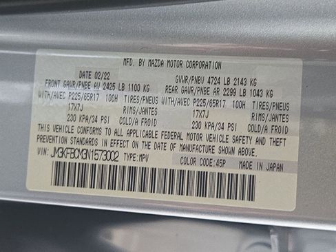 Used 2022 MAZDA CX-5 AWD 2.5 S image 33