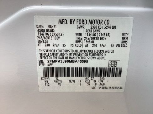 Used 2021 Ford Edge SEL FWD image 69