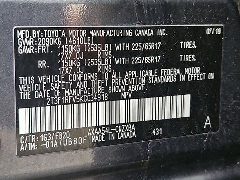 Used 2019 Toyota RAV4 LE image 27