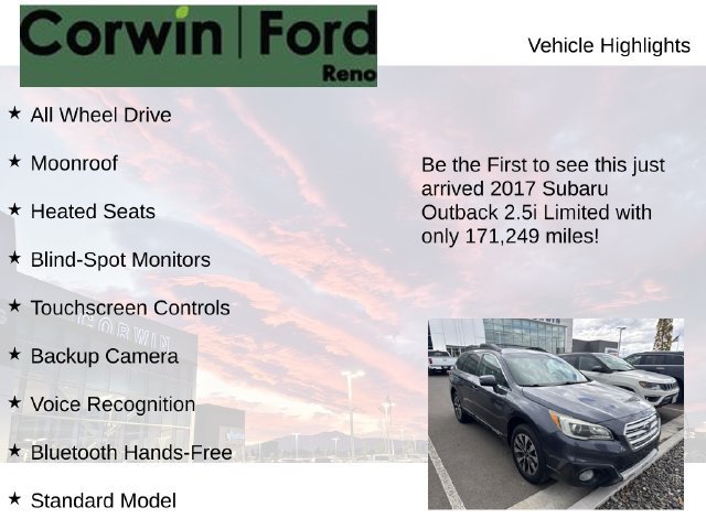 Used 2017 Subaru Outback 2.5i Limited AWD/4WD image 4