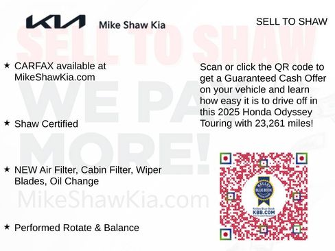 Used 2025 Honda Odyssey Touring image 12