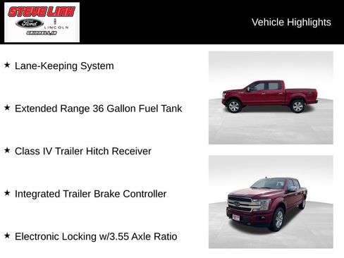 Used 2019 Ford F150 Platinum w/ Equipment Group 701A Luxury AWD/4WD image 25