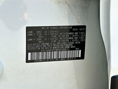 Used 2021 Subaru Outback Touring w/ Popular Package #2 image 33