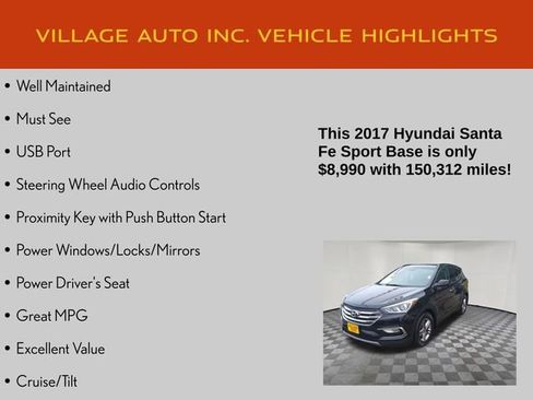 Used 2017 Hyundai Santa Fe Sport image 7