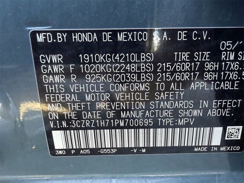 Used 2023 Honda HR-V EX-L image 35