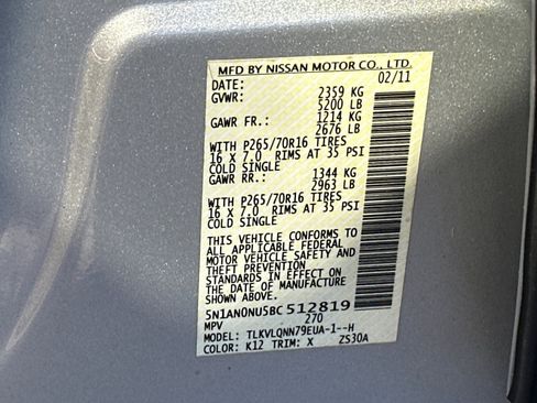 Used 2011 Nissan Xterra X image 31