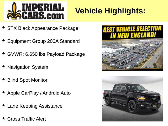 Used 2024 Ford F150 STX w/ STX Black Appearance Package AWD/4WD image 3