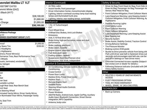 Used 2024 Chevrolet Malibu LT FWD image 17