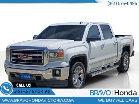 Used 2014 GMC Sierra 1500 SLT w/ SLT Crew Cab Value Package AWD/4WD image 1