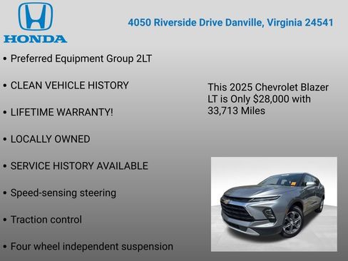 Used 2025 Chevrolet Blazer LT image 7