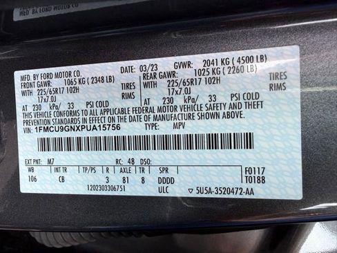 Used 2023 Ford Escape Active AWD/4WD image 44