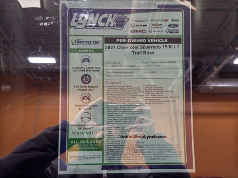 Used 2021 Chevrolet Silverado 1500 LT Trail Boss w/ Convenience Package II image 42