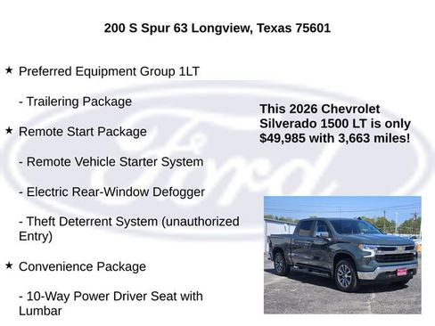 Used 2026 Chevrolet Silverado 1500 LT w/ Z71 Off-Road Package image 25