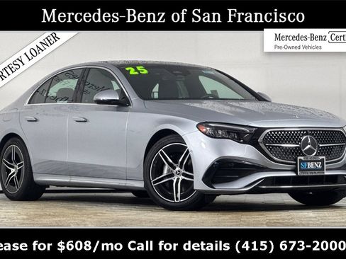 Certified 2025 Mercedes-Benz E 350 4MATIC Sedan image 1