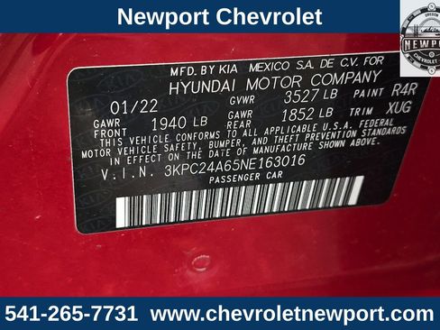 Used 2022 Hyundai Accent SE image 27