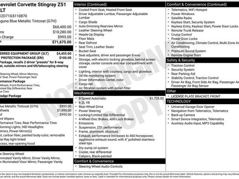 Used 2016 Chevrolet Corvette Stingray Coupe w/ 2LT Preferred Equipment Group image 11