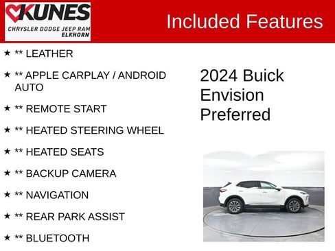 Used 2024 Buick Envision Preferred AWD/4WD image 2