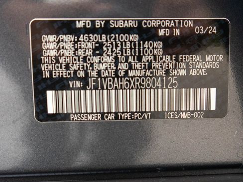 Used 2024 Subaru WRX Premium image 37