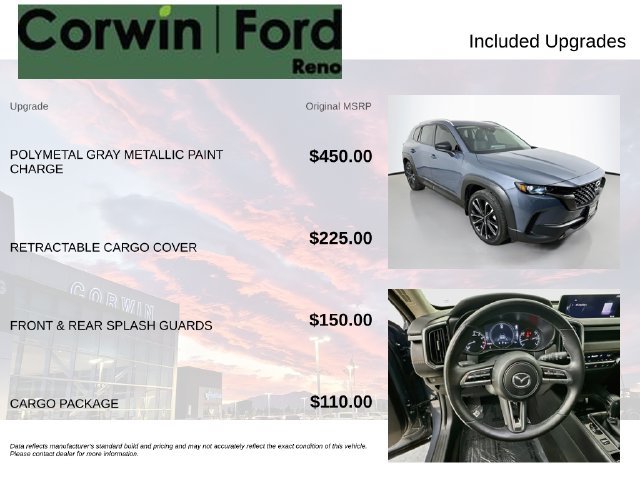 Used 2024 MAZDA CX-50 AWD 2.5 S w/ Cargo Package image 3