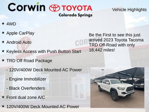 Used 2023 Toyota Tacoma TRD Off-Road image 4
