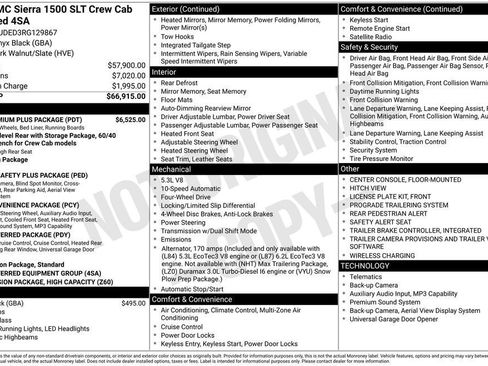 Used 2024 GMC Sierra 1500 SLT w/ SLT Premium Plus Package AWD/4WD image 44