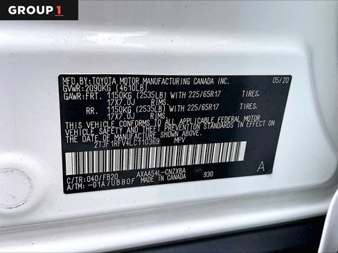 Used 2020 Toyota RAV4 LE w/ All Weather Liner Package AWD/4WD image 37