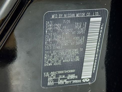 New 2026 INFINITI QX80 Luxe w/ Cargo Package image 44