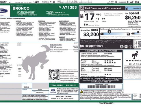 Used 2024 Ford Bronco Wildtrak AWD/4WD image 35