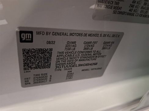 Used 2022 GMC Sierra 1500 Denali w/ Technology Package image 36